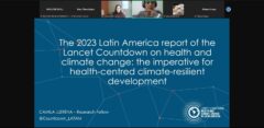 WEBINAR: REPORTE LANCET COUNTDOWN LATINOAMÉRICA: «CAMBIO CLIMÁTICO Y SALUD»